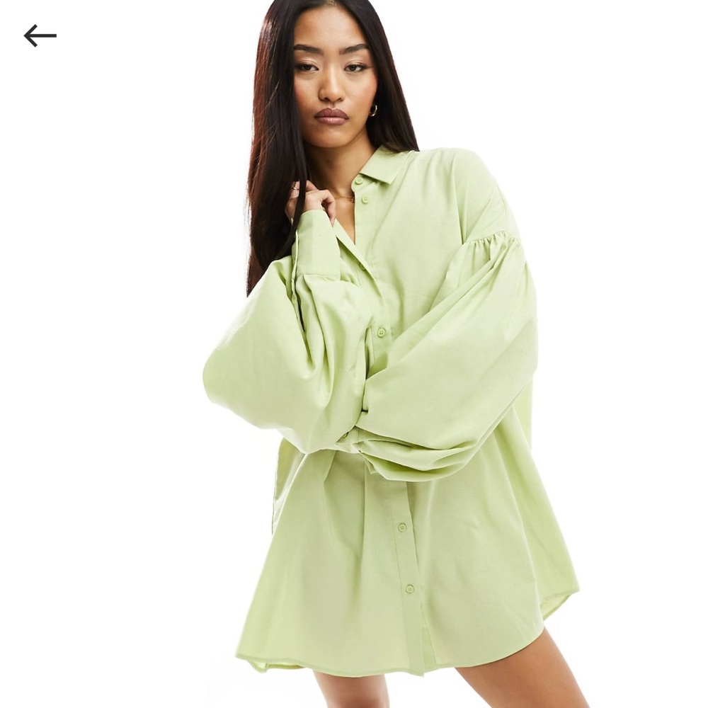 ASOS Light Green Mini Dress